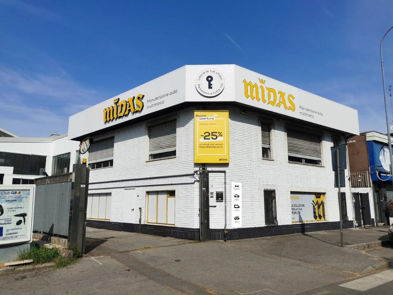 LA RETE INTERNAZIONALE MIDAS CONSOLIDA LA SUA PRESENZA IN LOMBARDIA CON LA RIAPERTURA DELL’OFFICINA DI BRESSO (MI)